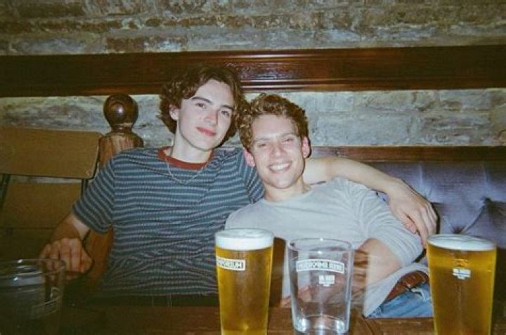 Harry Gilby with friends Harry Gilby with friends
