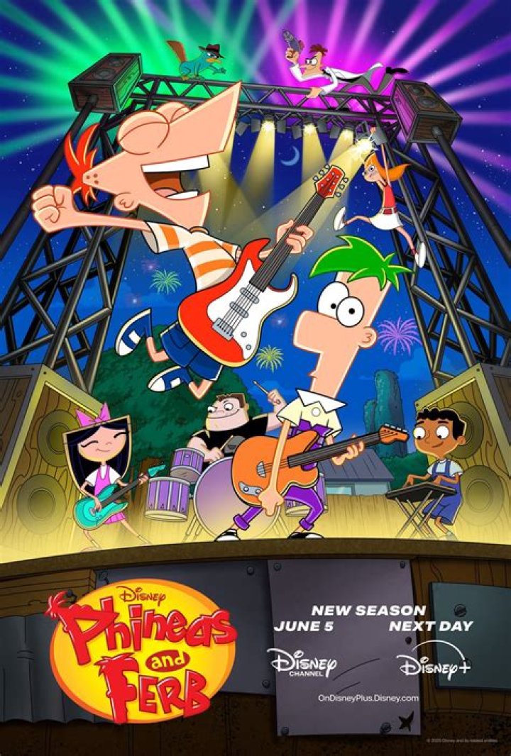 What episode does Phineas and Ferb get the band back together? – Celebrity